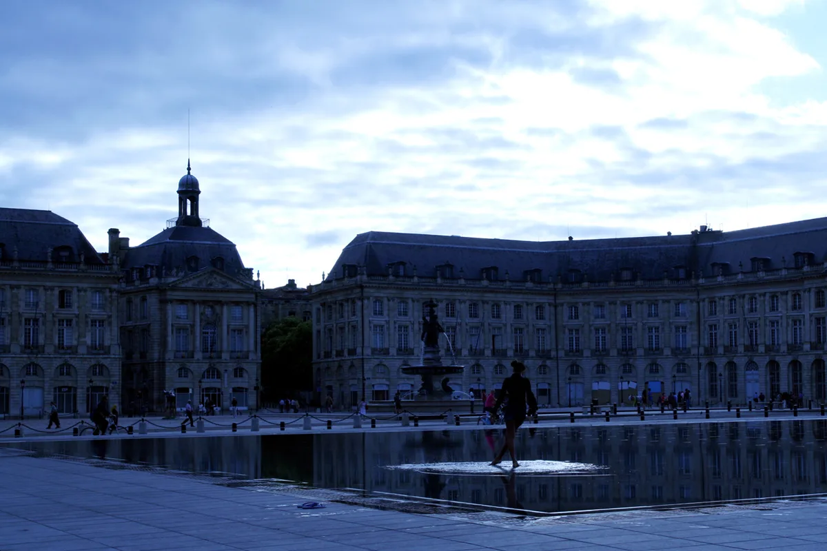 Place de la Bourse à Bordeaux